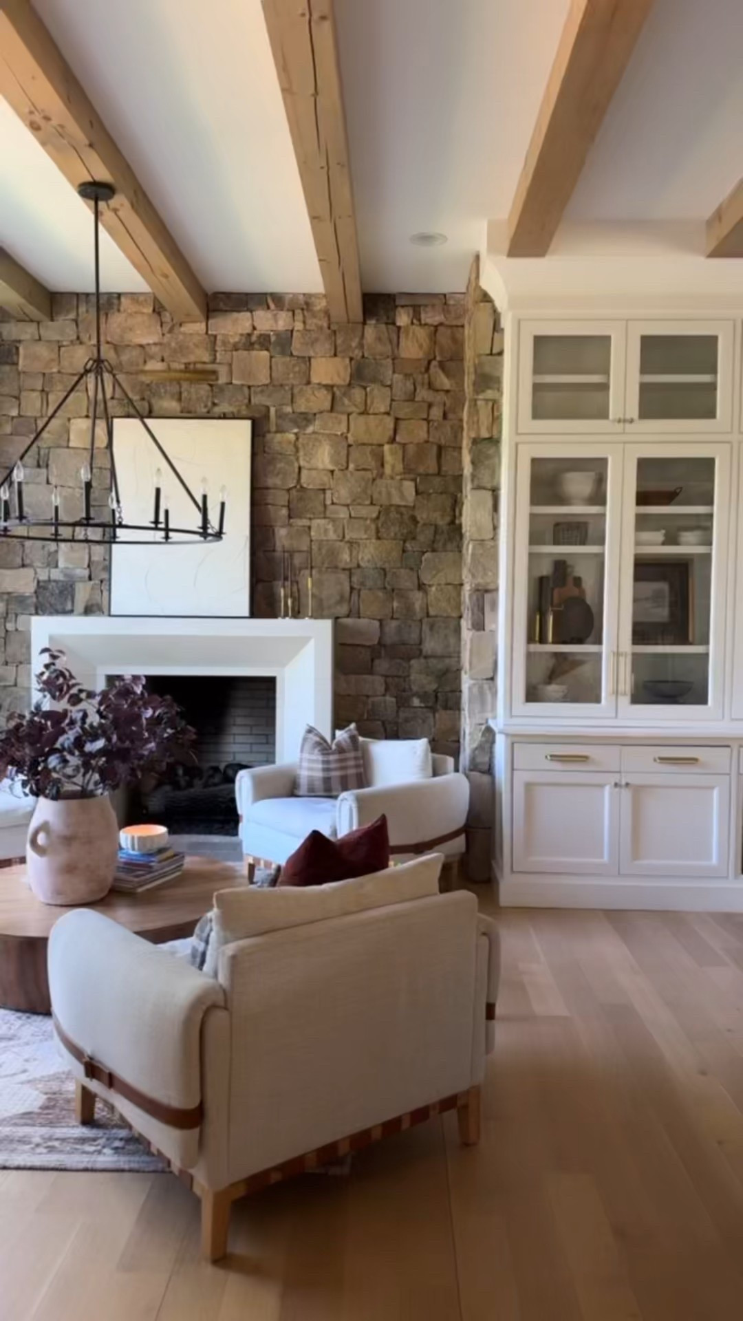 Target home, home decor, fall decor, fall stems, fall foliage, hearth room, coffee table, kitchen, art 