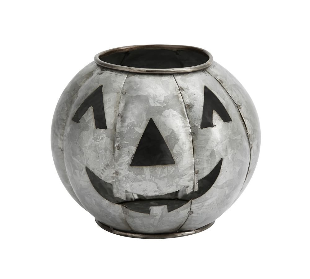 Metal Jack-O-Lanterns - Galvanized | Pottery Barn (US)
