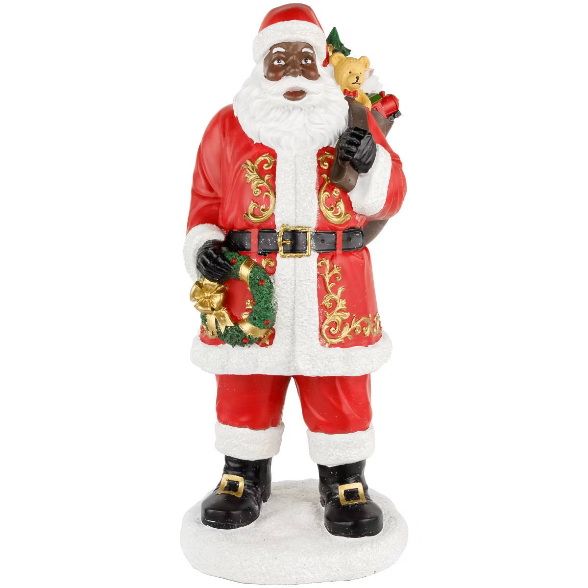 Northlight 14" African American Santa Claus Christmas Figurine | Target