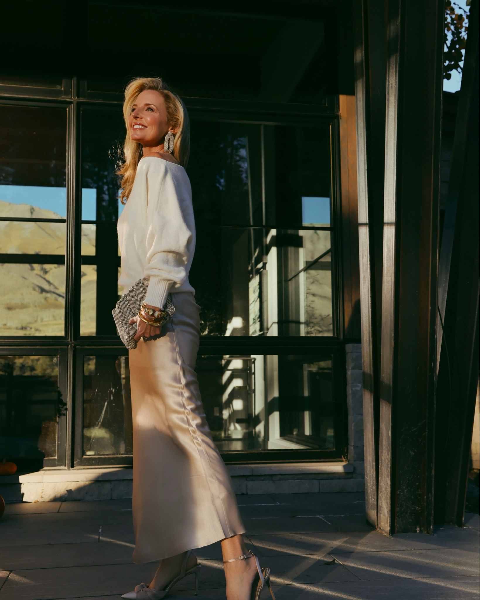 Holiday outfit idea ✨🎄 This affordable silk skirt is one of those timeless pieces you’ll wear again and again- during the holidays and long after. The silk fabric catches the light beautifully, and it looks amazing with a sequin top, sweater, or structured blazer. Dress it up or down…. The versatility of this skirt may surprise you. Oh and did I mention, this is washable? (Wear a skirt slip underneath to smooth everything out.)

#LTKSeasonal #LTKootd #LTKHoliday