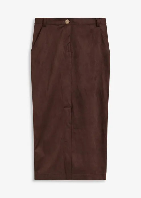 Bleistiftrock aus Velourslederimitat | Bonprix DE