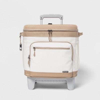 Soft Sided 26qt Roller Cooler Tan - Embark™ | Target