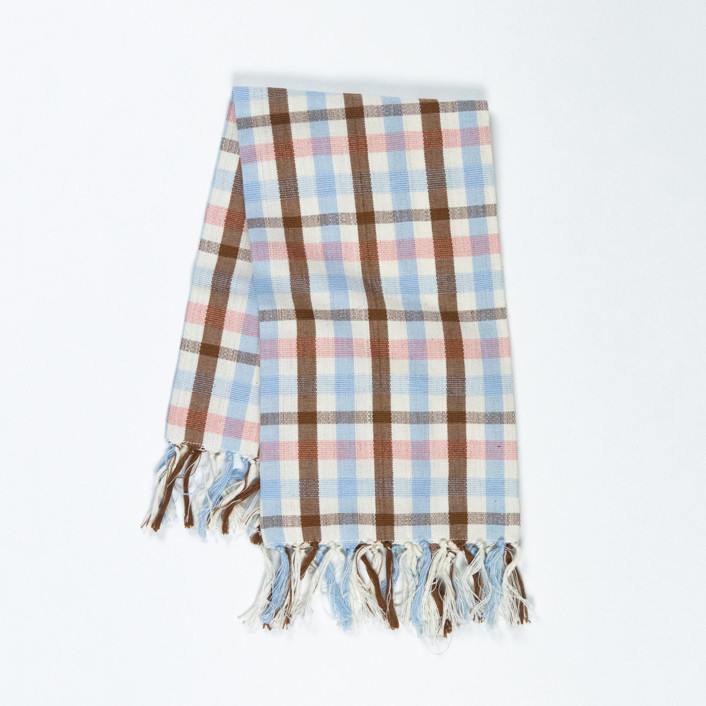 Louisa Plaid Handwoven Cotton Kitchen Towel Tea Towels | Minted