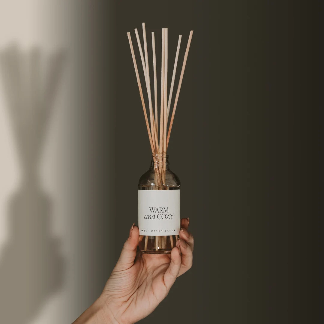 Warm and Cozy Reed Diffuser Christmas Reed Diffuser Holiday Reed Diffuser Winter Scented Reed Dif... | Etsy (US)