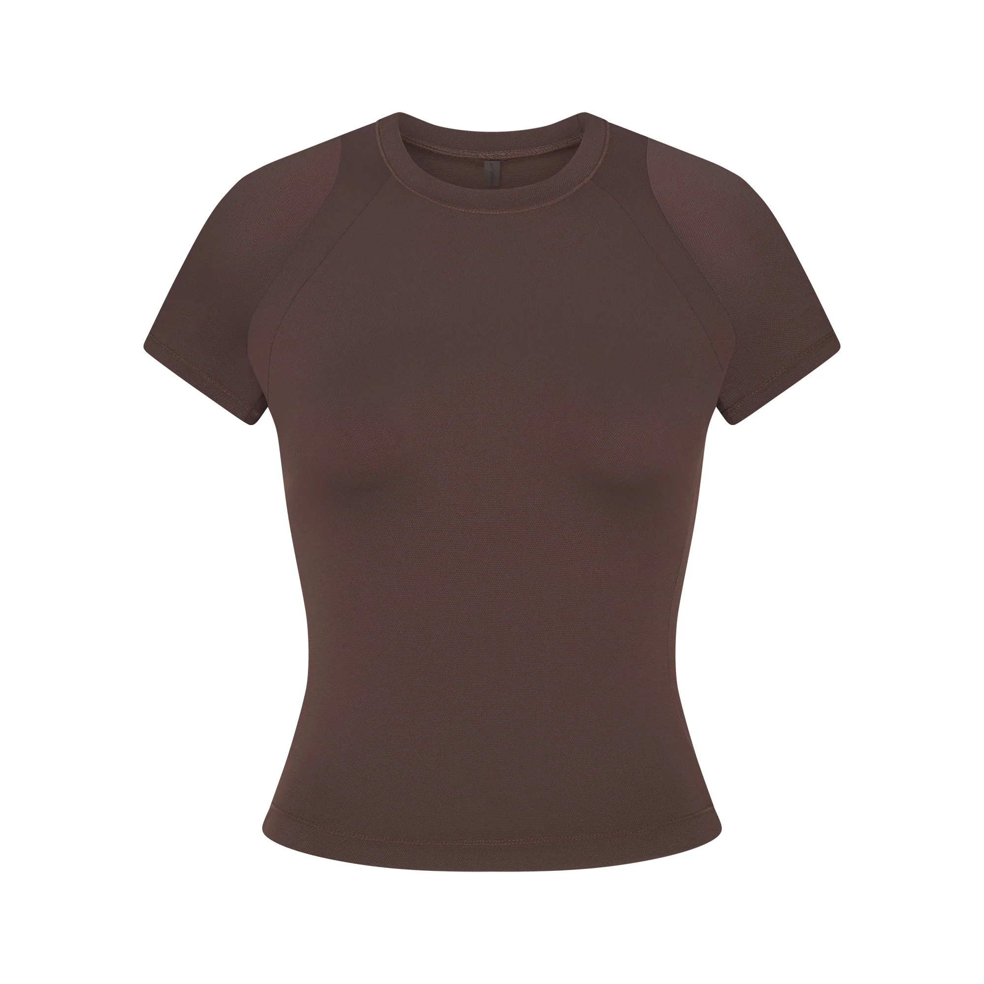 NikeSKIMS AIRY BABY TEE | DARK SEPIA | SKIMS | SKIMS (US)