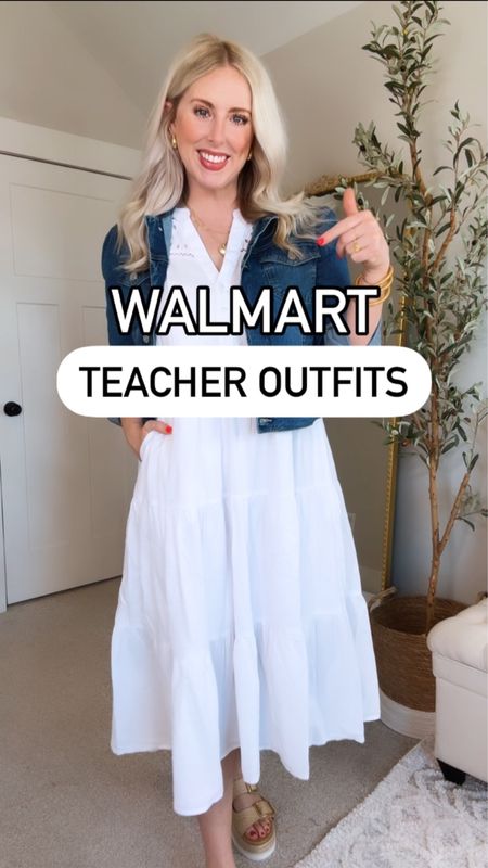 Instagram reel, Walmart outfit, Walmart fashion, Walmart try on, time and tru, teacher outfit, workwear, teacher style 

#LTKSeasonal #LTKfindsunder50 #LTKworkwear