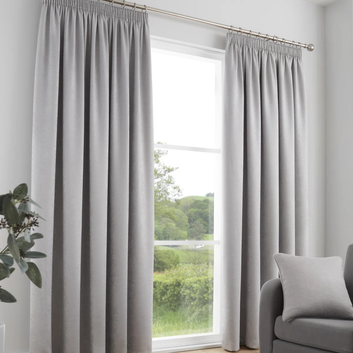 Galaxy Polyester Room Darkening Curtain Pair (Set of 2) | Wayfair UK