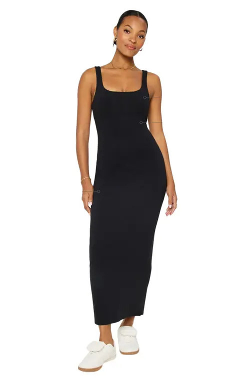 Fabletics PureLuxe Maxi Dress in Black at Nordstrom, Size Medium | Nordstrom