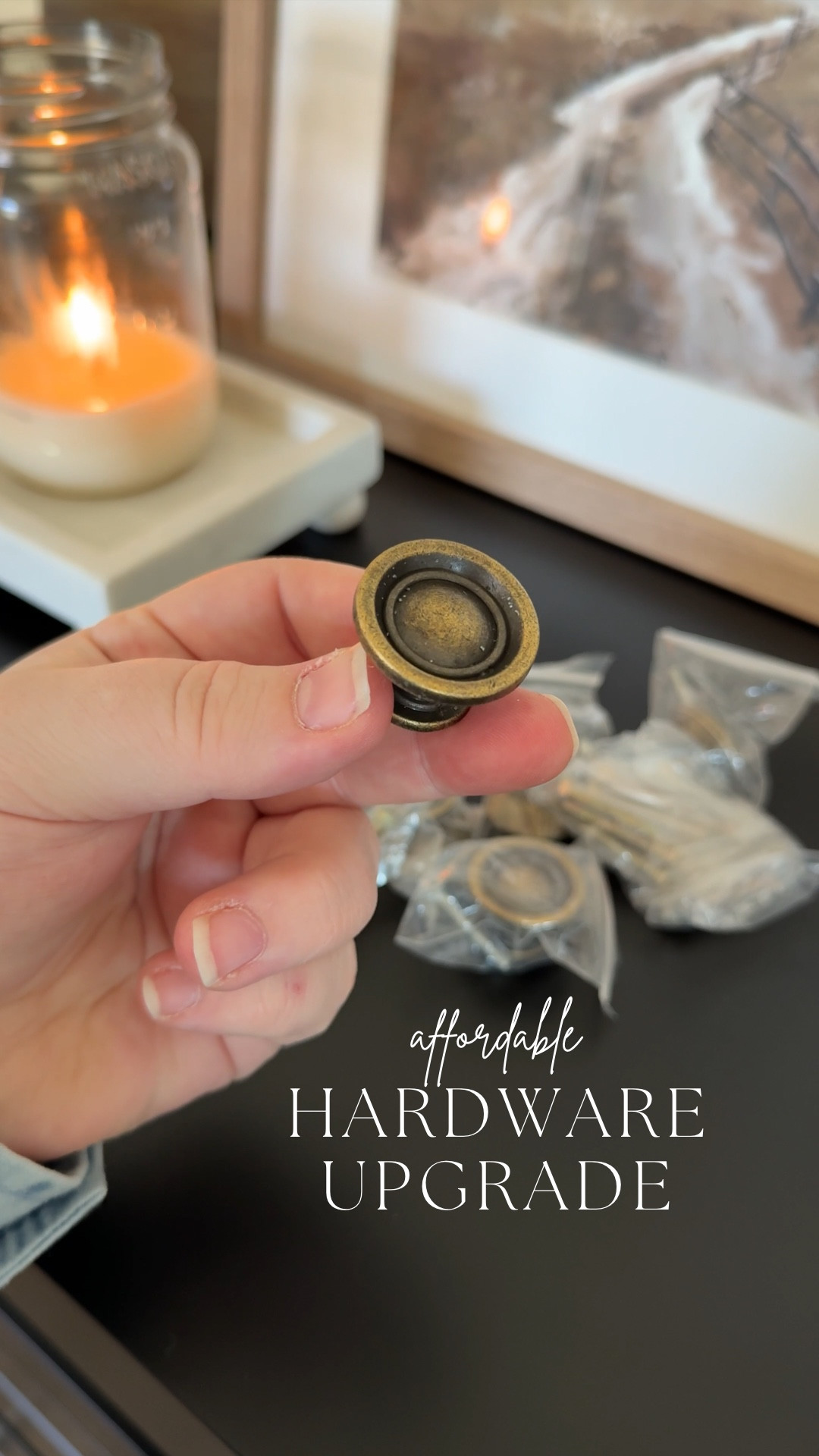 Proof that the smallest changes can totally transform a piece 🤎 These vintage-style knobs were an easy, affordable upgrade… and I’m obsessed !

#LTKHome #LTKFindsUnder50