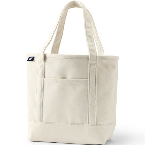 Medium 5 Pocket Open Top Canvas Tote Bag | Lands' End (US)