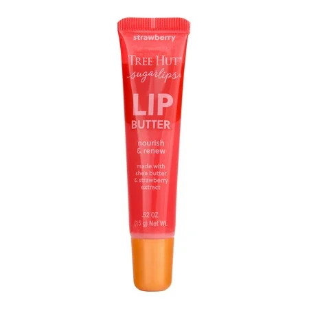 Tree Hut Strawberry Sugarlips Lip Butter with Shea Butter 0.52 oz | Walmart (US)