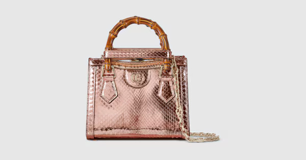 Gucci Gucci Diana python small tote bag | Gucci (US)