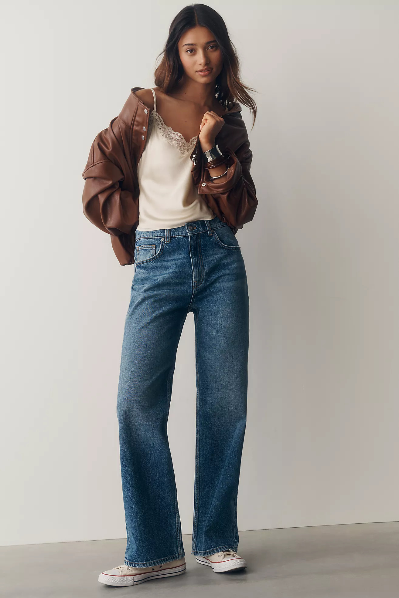 Pilcro High-Rise Bootleg Jeans | Anthropologie (US)