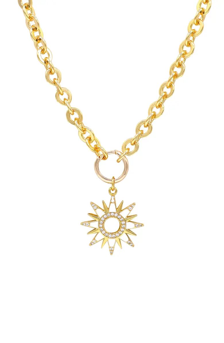 LA MENO Sun Pendant Necklace | Nordstrom | Nordstrom