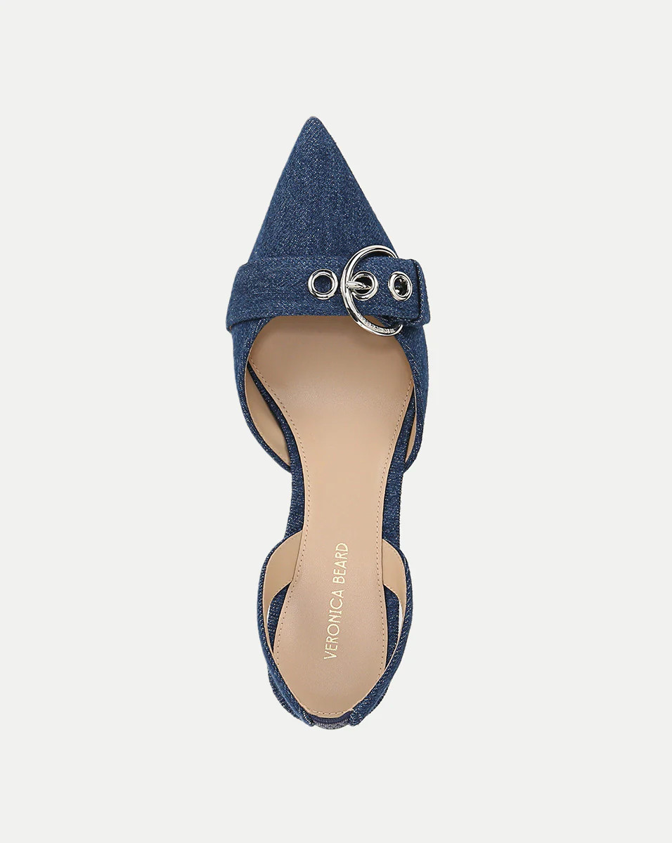 Roxy Denim Slingback Pump | Veronica Beard