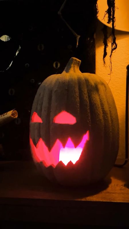 DIY smoking jack-o-lantern. 

faux concrete jack-o-lantern, pottery barn concrete pumpkins
#halloween #halloweendiy #halloweendecor

#LTKSeasonal #LTKhome