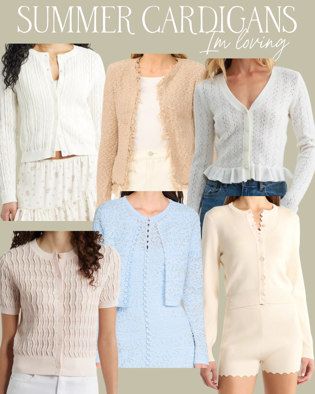 Summer cardigans blazers jackets