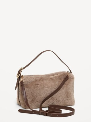 Heritage Faux-Fur Crossbody Bag | Old Navy (US)