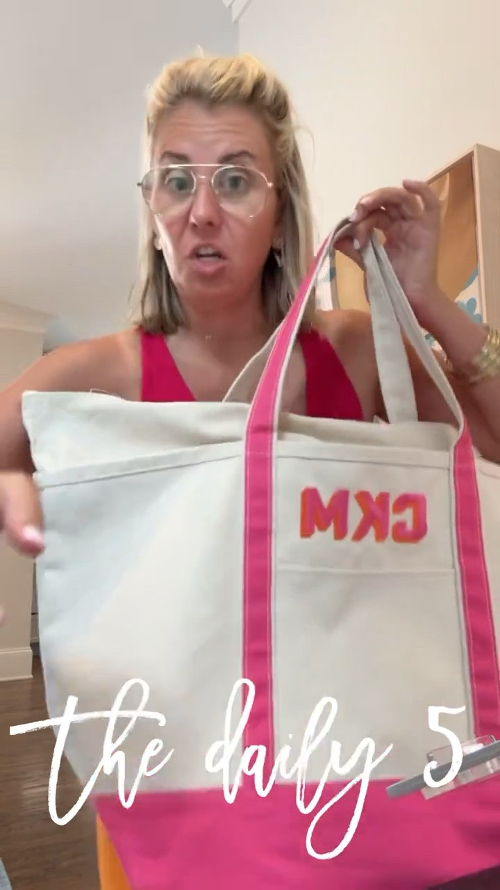 Daily 5…#3…Monogrammed Tote! Sprinkled with Pink is also having a great sale!

#LTKdayinmylife #LTKmomlife #LTKKids