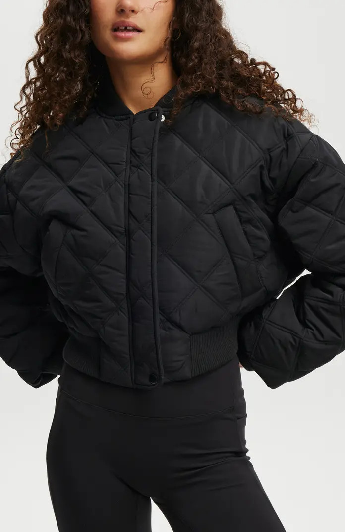 Quilted Rib Bomber Jacket | Nordstrom
