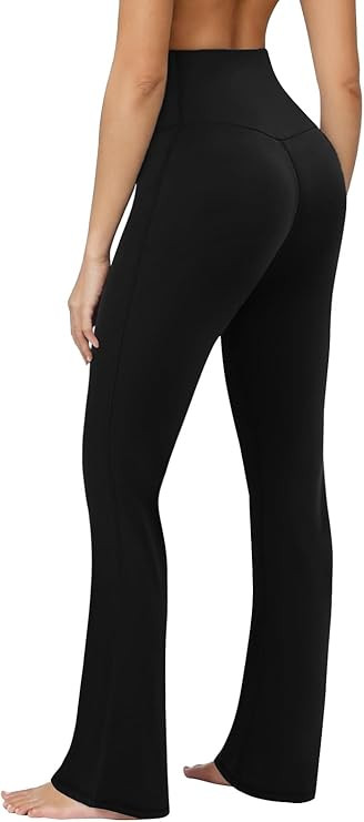 Flare Leggings for Women High Waisted Seamless Yoga Pants Tummy Control Workout Gym Leggings Boot... | Amazon (US)