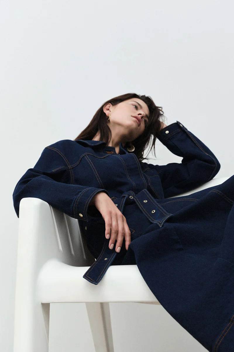 Resonance Denim Midi Dress | aje. (US, UK, Europe, ROW)