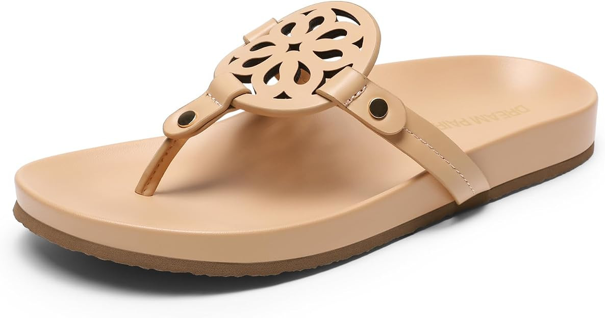 DREAM PAIRS Platform Flip Flops for Women Arch Support Soft Cushion Comfortable Dressy Thong Sand... | Amazon (US)