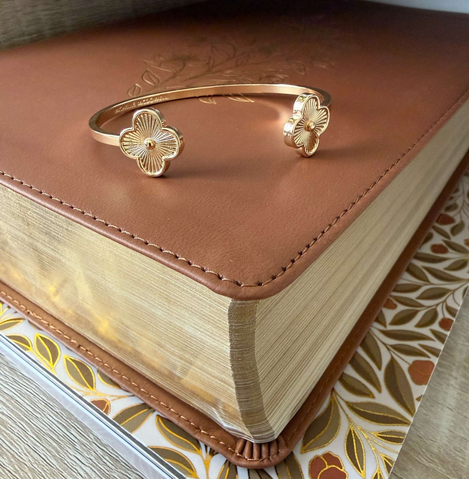 Beautiful cuff bracelet from Michelle McDowell. This bracelet brings a delicate touch of elegance and charm to any outfit.
• 18K Gold plated brass
• Nickel and lead free
• Hypoallergenic

#LTKSeasonal #LTKWorkwear #LTKWedding