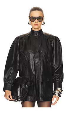 Clements Faux Leather Jacket
                    
                    Bardot | Revolve Clothing (Global)