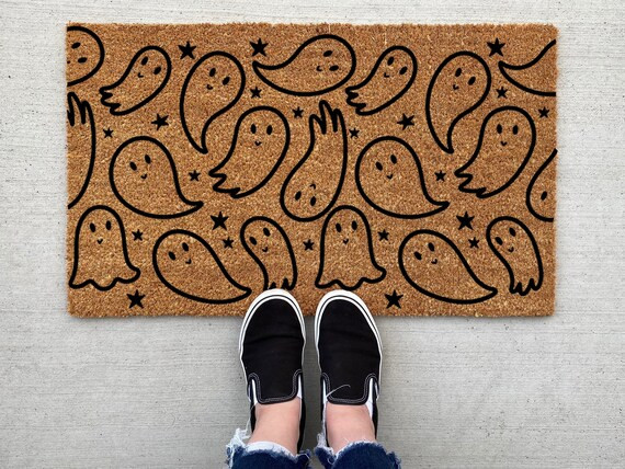 Boo Ghost Halloween Doormat Halloween Doormat Pumpkin Fall - Etsy | Etsy (US)