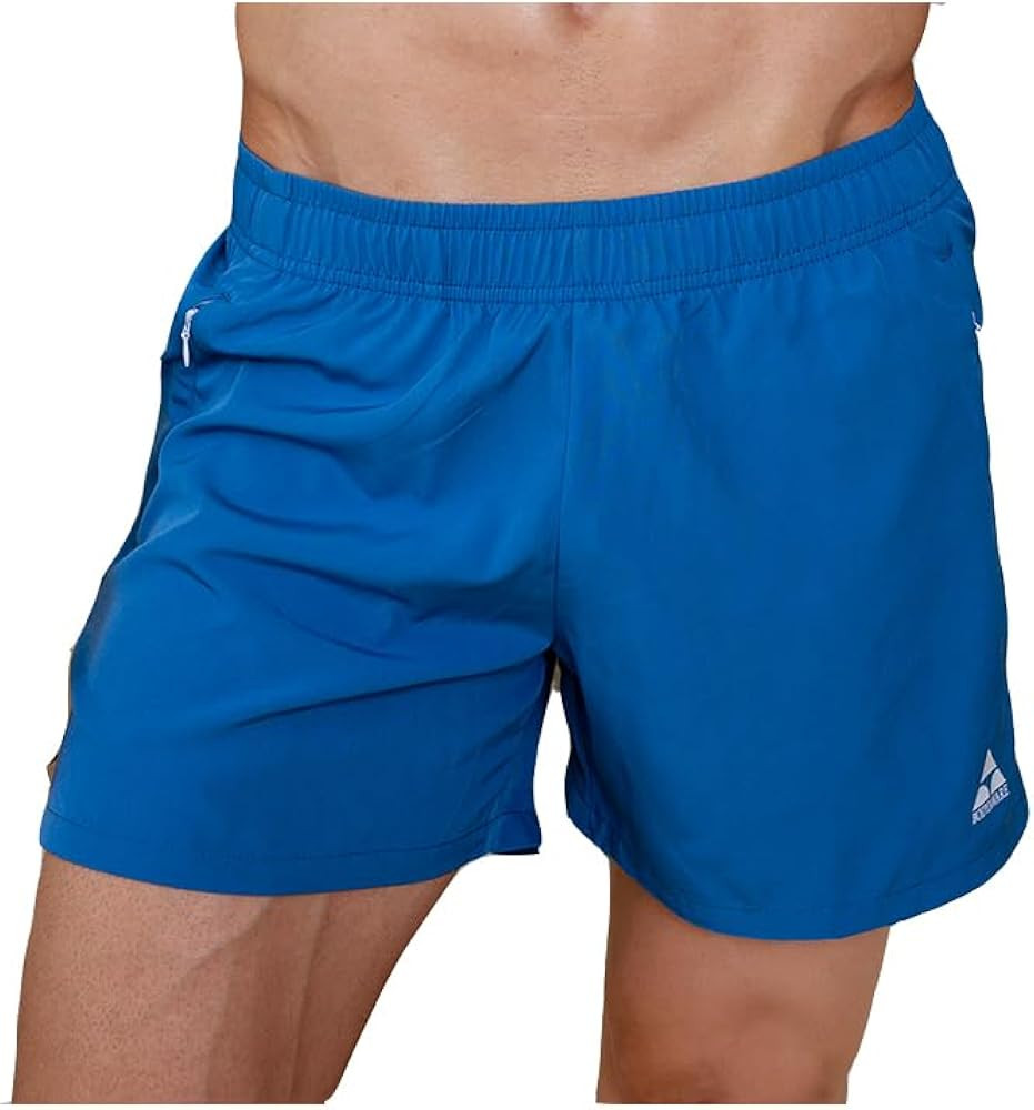 Body Aware Men's 5" Gym Short - Blue | Amazon (US)