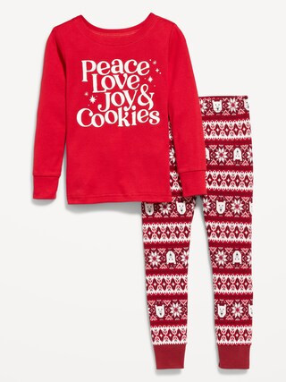Unisex Snug-Fit Printed Pajama Set for Toddler &amp; Baby | Old Navy (US)