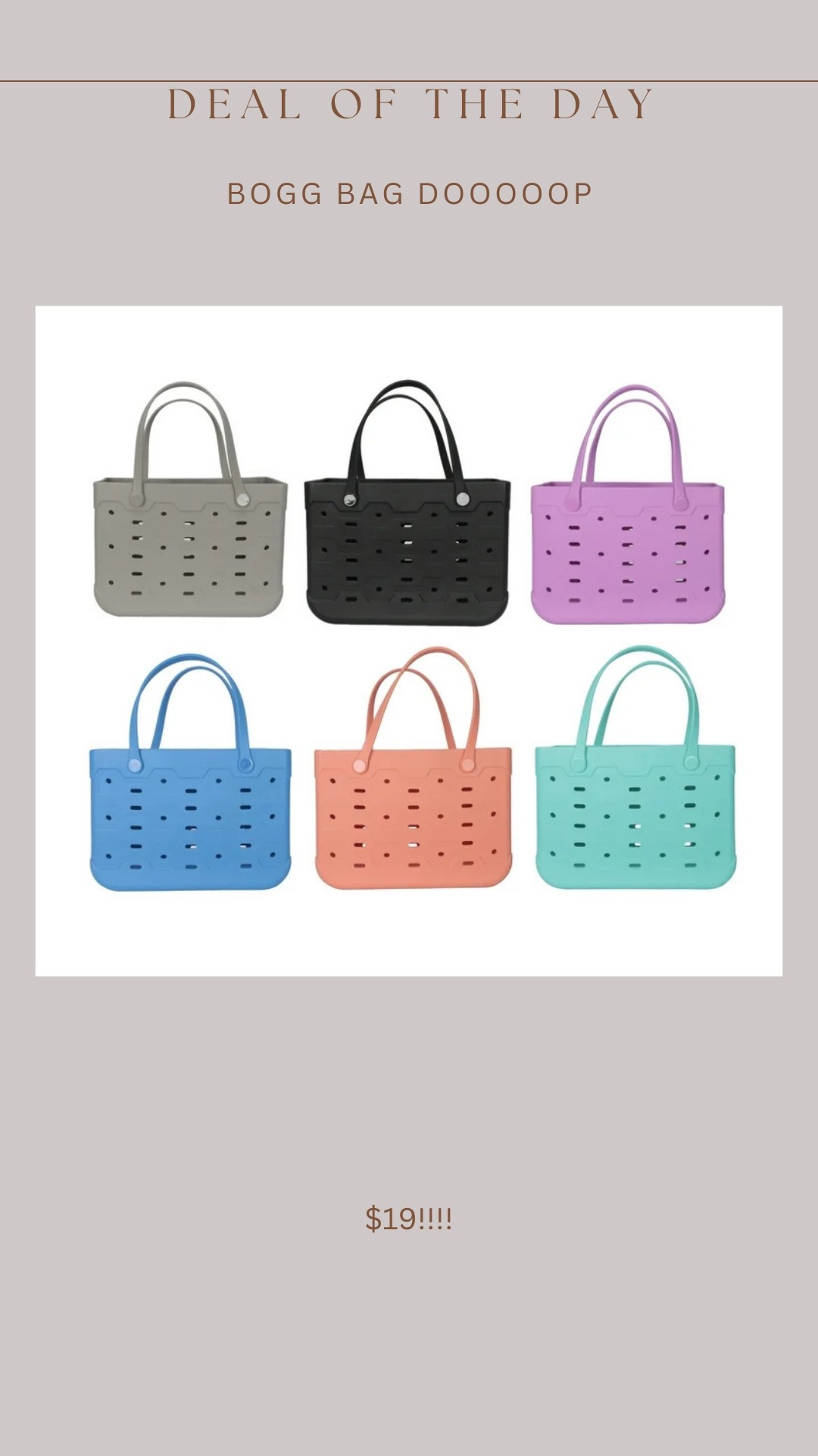 If you’ve been wanting a bogg bag for the functionality of it this summer, this is the best priced alternative I’ve found! Major online restock!!! 

#LTKItBag #LTKSeasonal #LTKSaleAlert