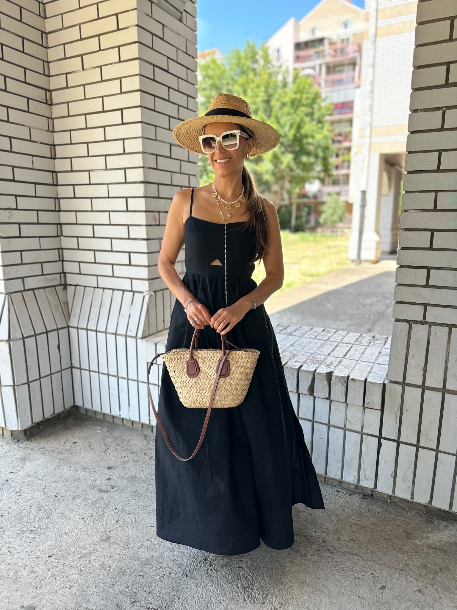 Wearing sz S in black maxi dress

use my discount code justglow011_12 for 12% off

I’m 5’5” 122 lbs 
Cotton material 
Side slit


#LTKOver40 #LTKFindsUnder100 #LTKFindsUnder50