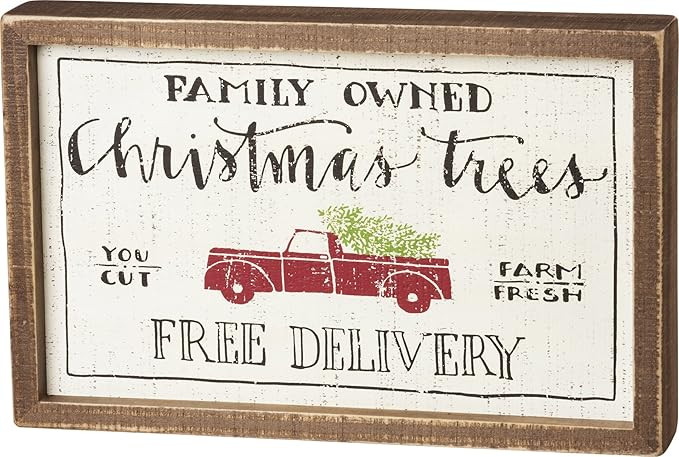 Primitives by Kathy Unisex-Adult Inset Box Sign Family Owned | Amazon (US)