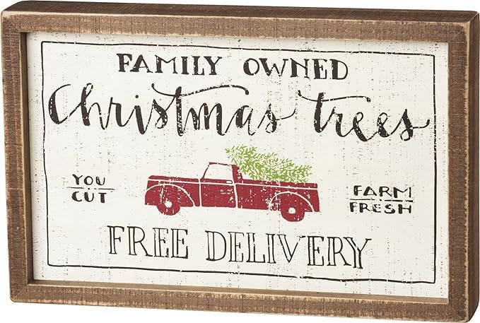 Primitives by Kathy Unisex-Adult Inset Box Sign Family Owned | Amazon (US)
