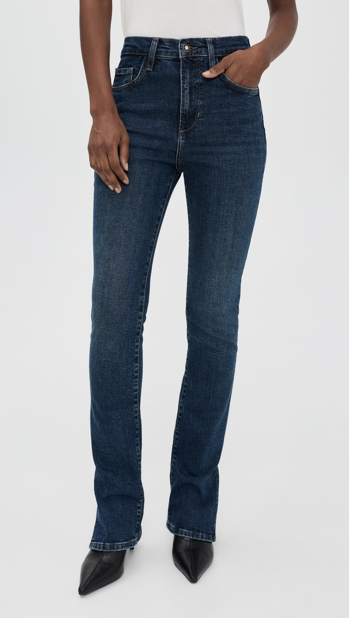 The Valentina Slit Tower Jeans | Shopbop