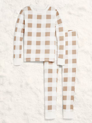 Gender-Neutral Snug-Fit Graphic Pajama Set for Kids | Old Navy (US)