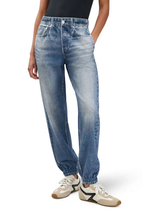 rag & bone Miramar Jogger Cotton Terry Sweatpant Jeans in Blue at Nordstrom, Size Medium | Nordstrom