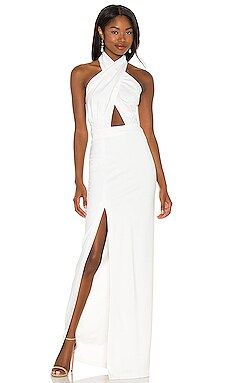 Amanda Uprichard X REVOLVE Zahara Gown in White from Revolve.com | Revolve Clothing (Global)