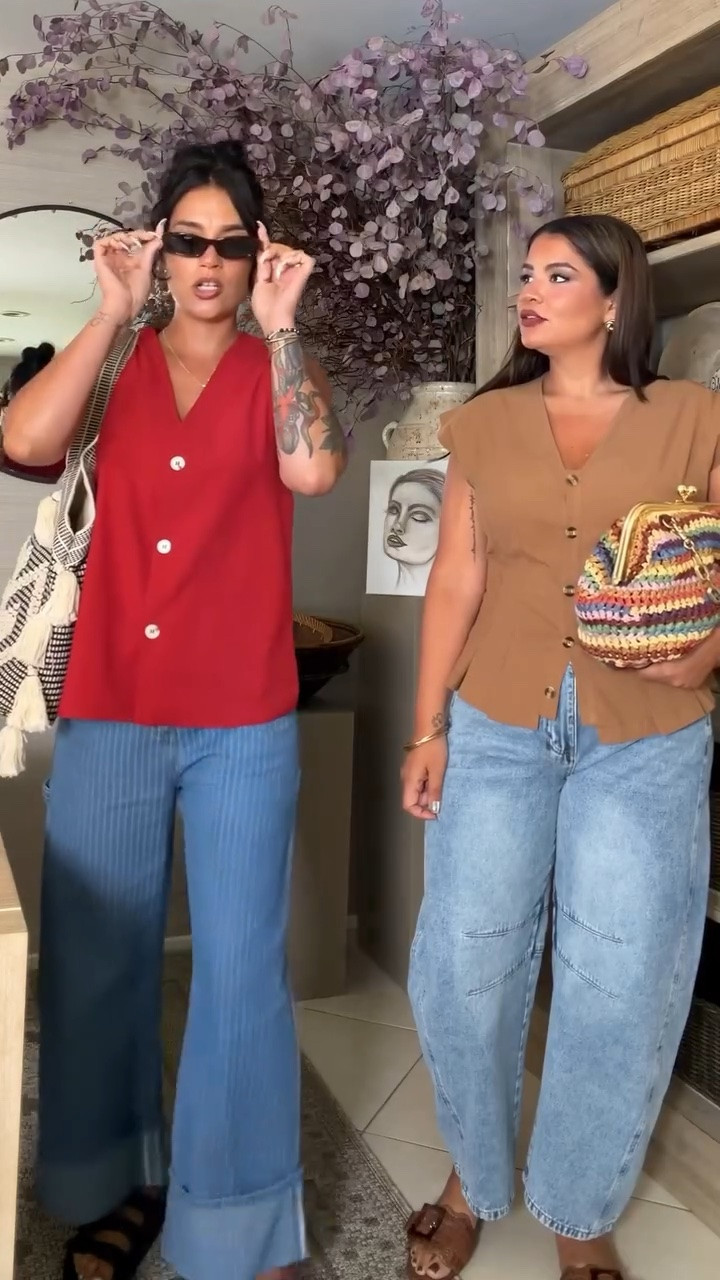Outfit Of The Dia x 2 👯‍♀️ 

CHRIS - 5’10”-140lbs
Pants Size 6
Set top size Small

FRANKIE - 5’9”-190lbs
Pants Size 12
Top size Large

Outfit of the dia, Denim, Affordable style, Effortless looks, Size comparison, exploring California

#LTKgrwm #LTKootd #LTKmomlife