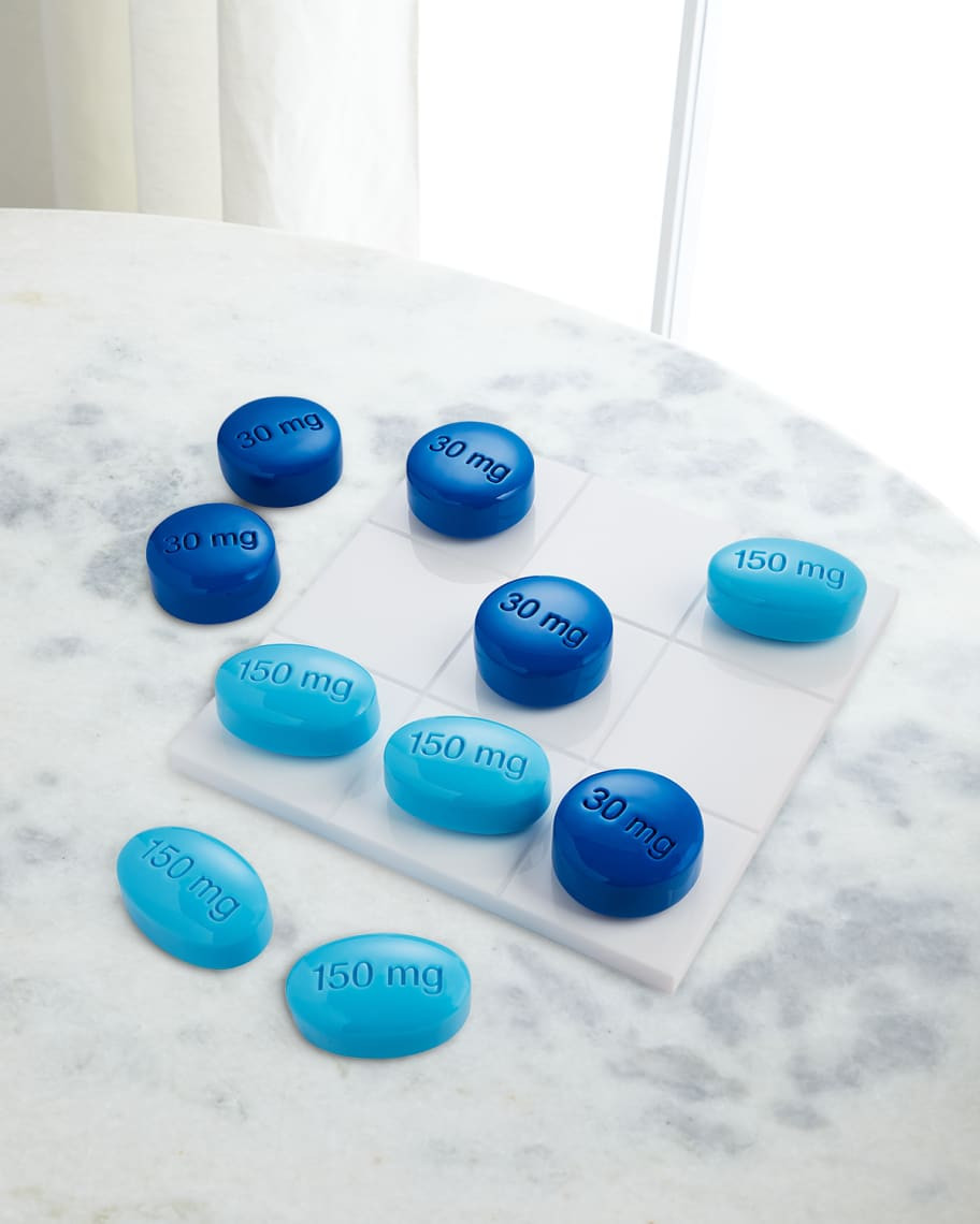 Full Dose Acrylic Tic-Tac-Toe Set | Neiman Marcus