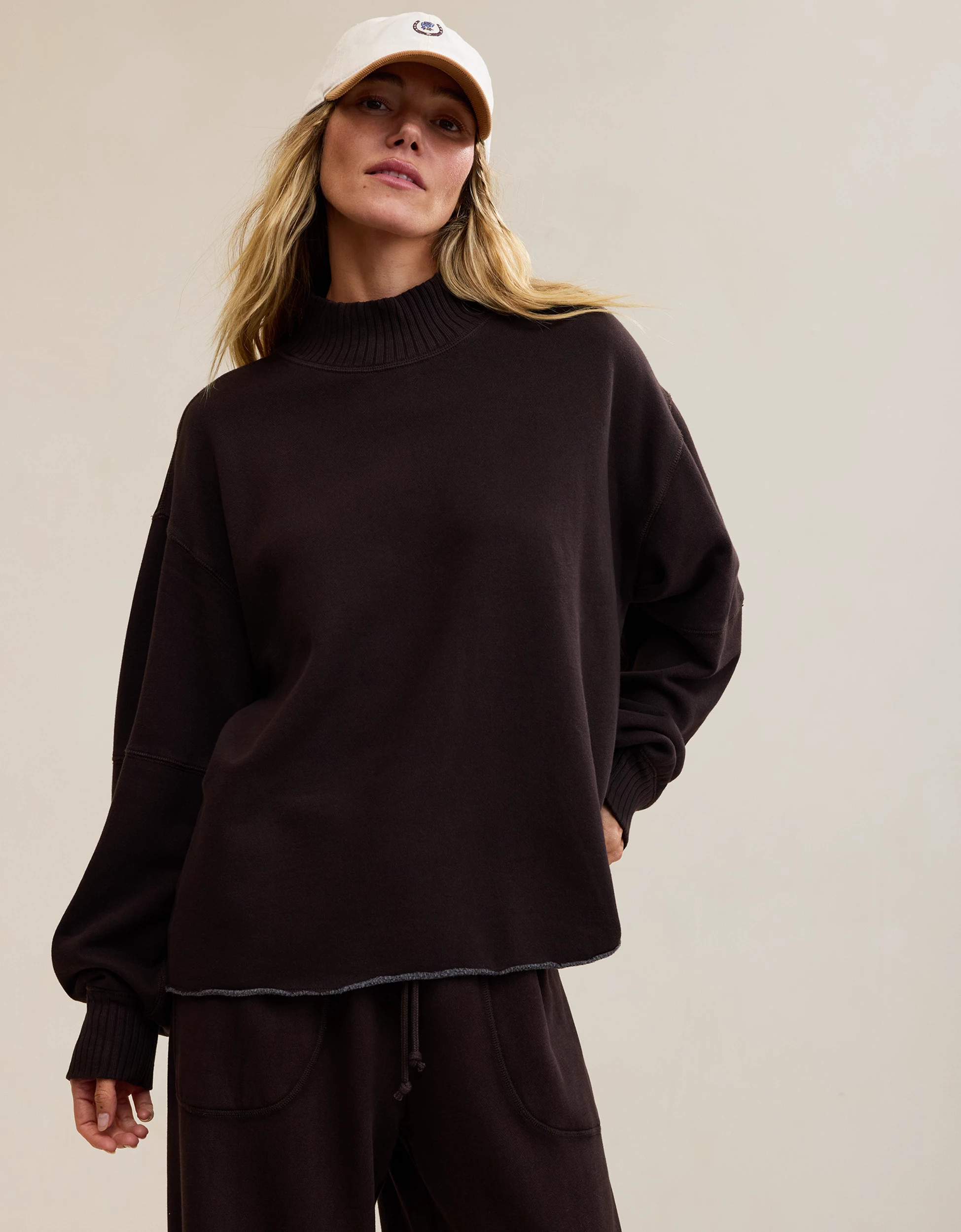 New + Matching Set Aerie Layover Mockneck Sweatshirt | American Eagle Outfitters (US & CA)