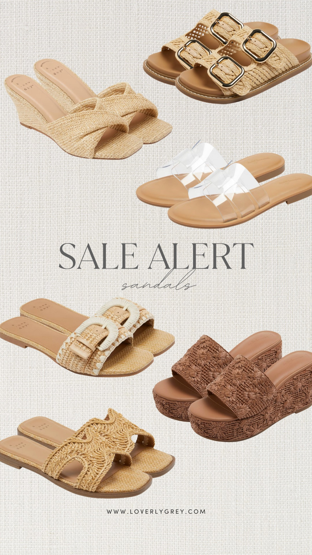 Some of my favorite sandals are on sale this week at Target! You will wear these on repeat all summer!

Loverly Grey, Target sandal, shoes, sandals, wedges 

 #LTKSeasonal #LTKSaleAlert