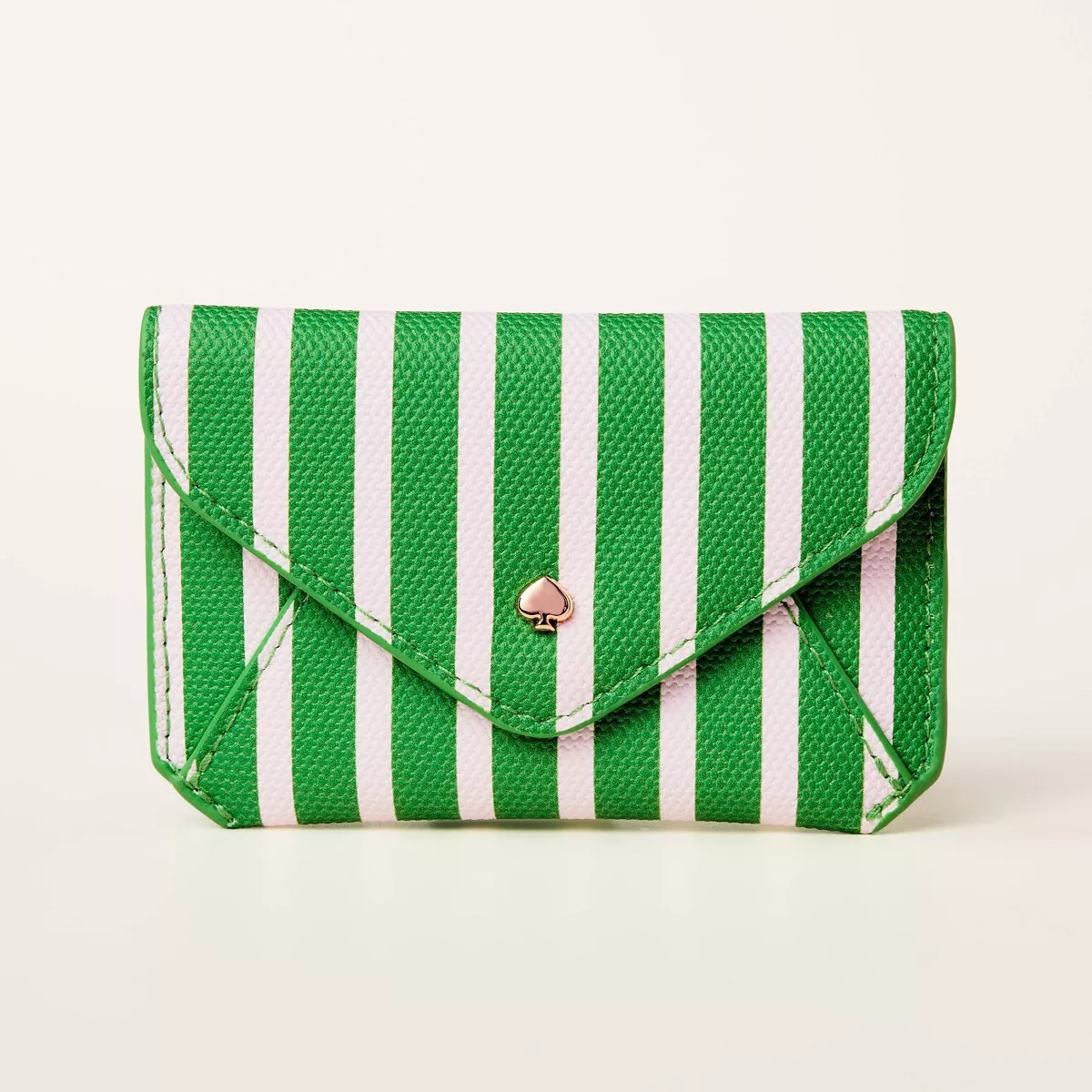 Stripe Envelope Card Case - kate spade new york x Target Green/White | Target