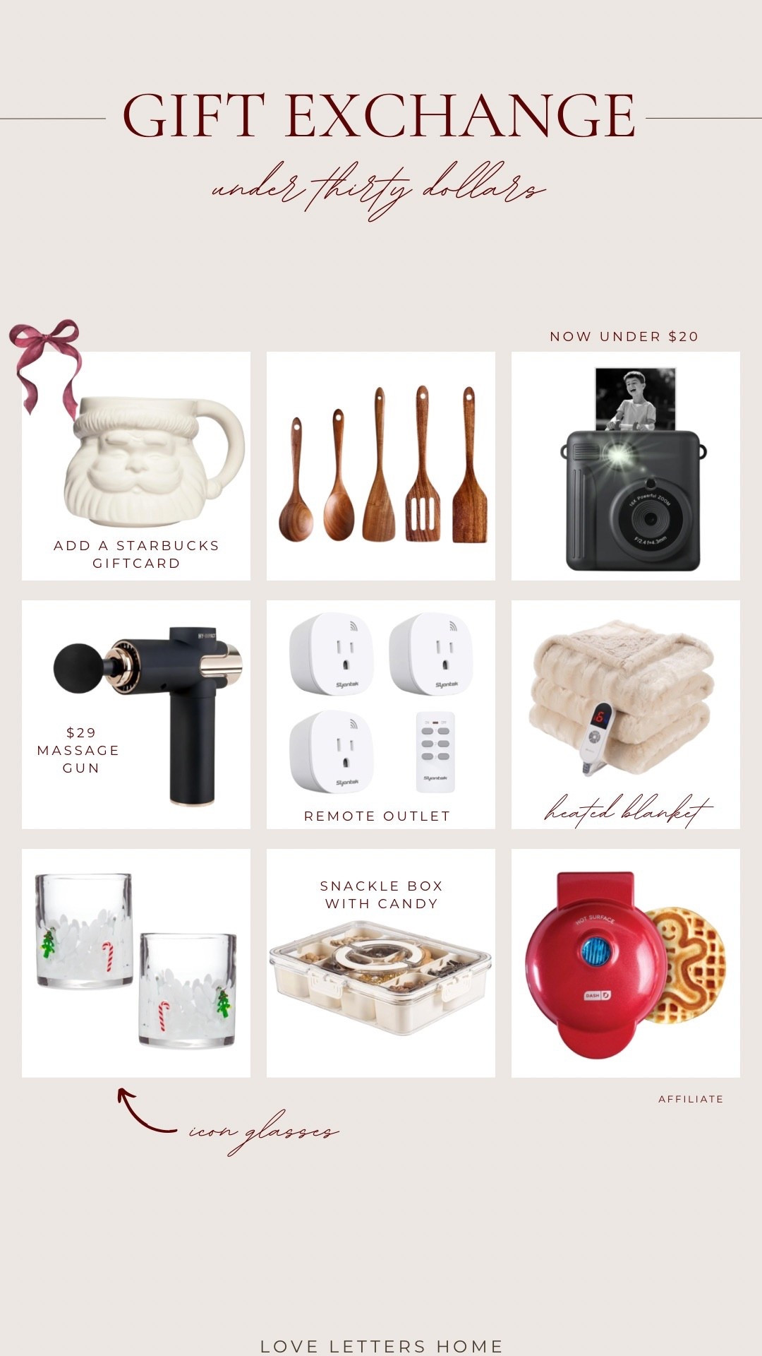 Christmas gift exchange ideas under $30! 

#LTKHoliday #LTKGiftGuide