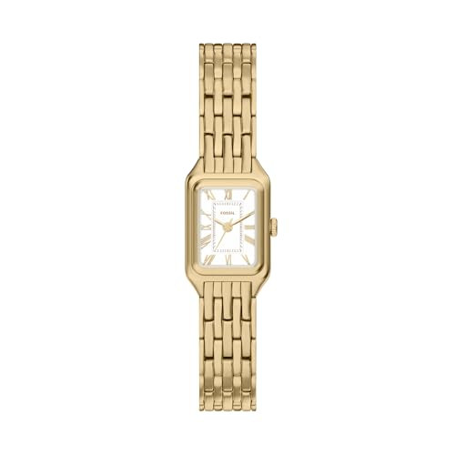 Fossil Women's Raquel Mini Three-Hand Gold-Tone Stainless Steel Watch (Model: ES5467) | Amazon (US)