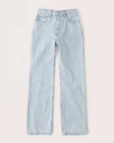 Curve Love High Rise 90s Relaxed Jean | Abercrombie & Fitch (US)