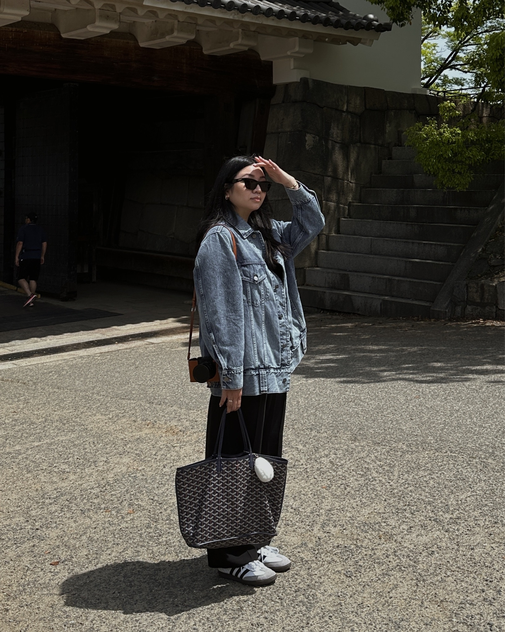 Khaite Grizzo Denim Jacket, wearing a size M

#LTKtravel #LTKstyletip #LTKSeasonal