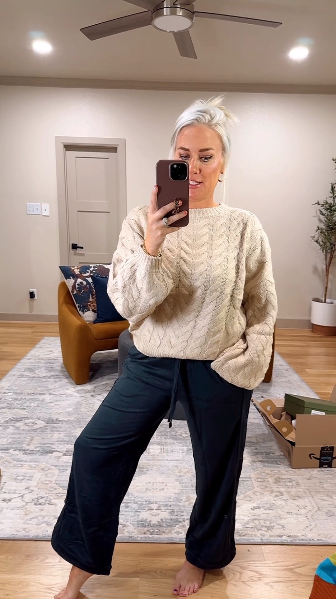 Ultimate lounge cozy outfit for Thanksgiving or anytime 

#LTKHoliday #LTKWorkwear #LTKSeasonal